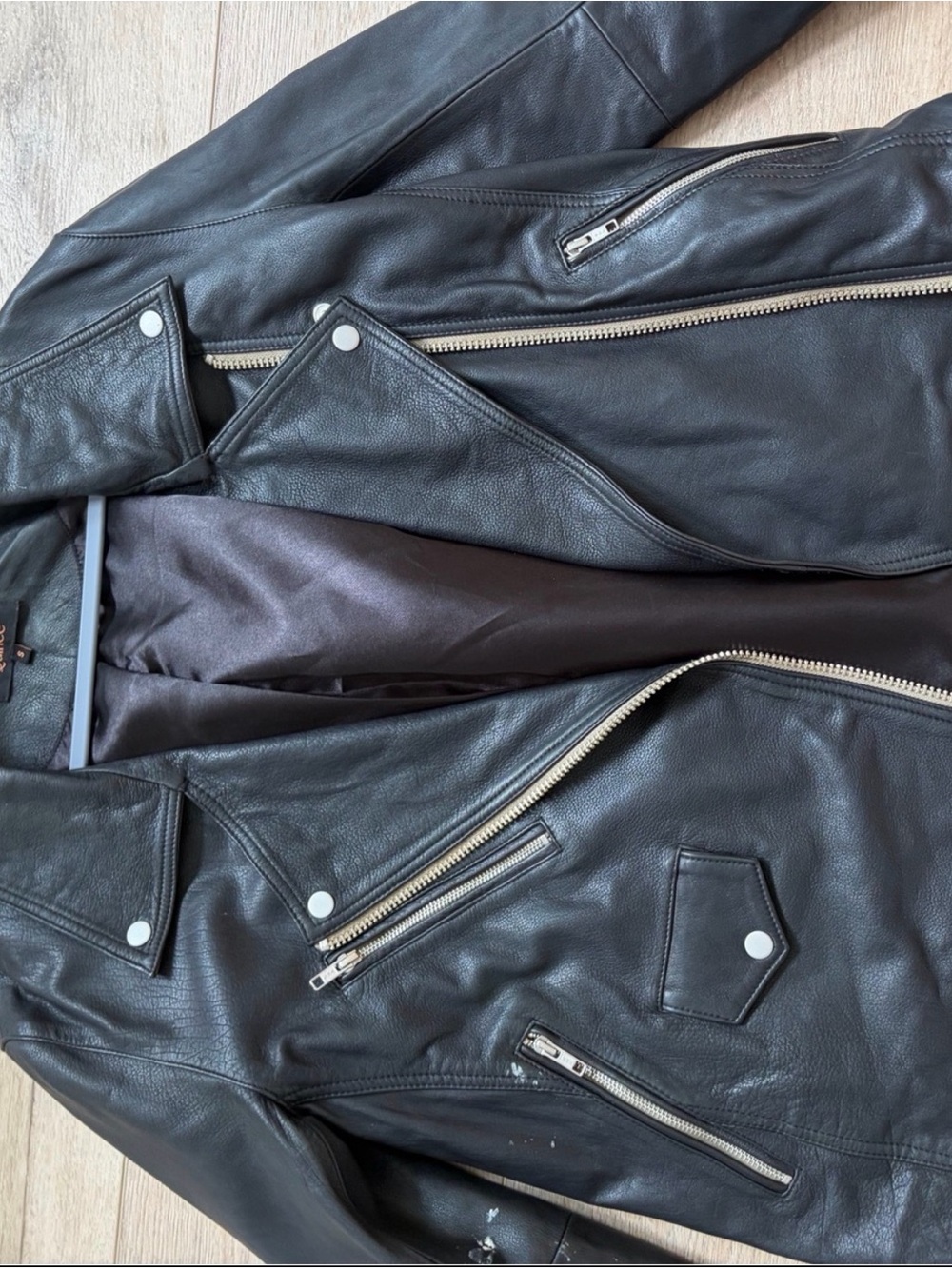 Quince Leather Jacket - Classic Asymmetrical Zip